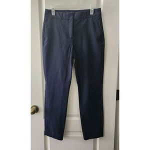 White House Black Market Womens Classic Slim Ankle Confort Stretch Pants Blue‎ 6